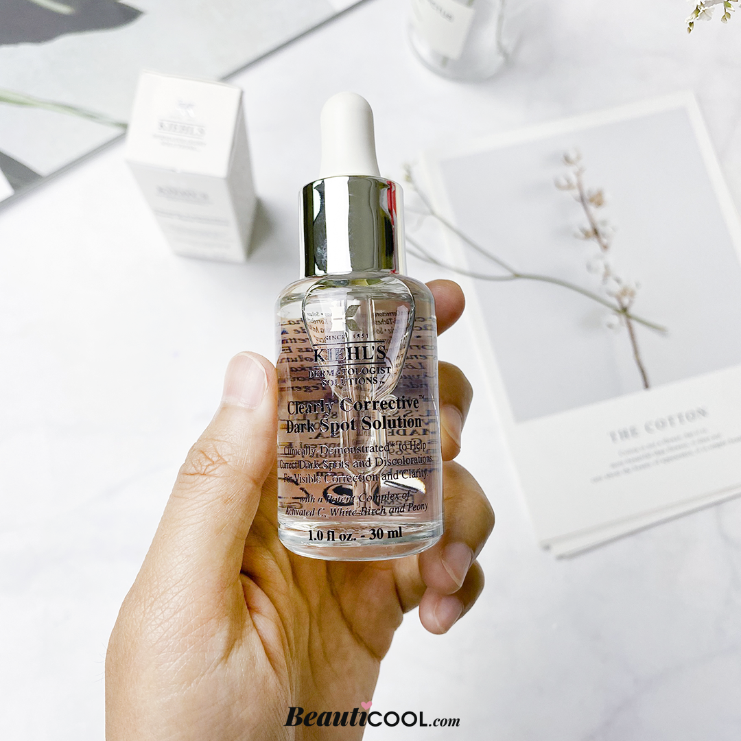 Kiehl's Clearly Corrective Dark Spot Solution 30ml,Kiehl's, เซรั่มลดเลือนจุดด่างดำ,เซรั่ม Clearly Corrective Dark Spot,รีวิว เซรั่ม Clearly Corrective Dark Spot