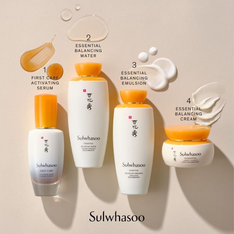 Sulwhasoo Essential Comfort Daily Routine Kit (4 Items) ,First Care Activating Serum,Essential Balancing Water EX,Essential Balancing Emulsion EX,Essential Firming Cream EX,Sulwhasoo Essential Comfort Daily Routine Kit ราคา , Sulwhasoo Essential Comfort Daily Routine Kit รีวิว