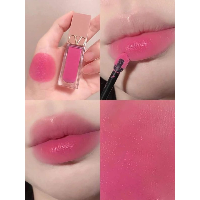 Valentino Liquirosso 2 in 1 Soft Matte Liquid Lipstick & Blush 3.9ml #302R